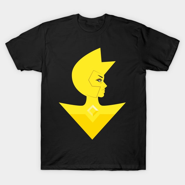 Yellow Diamond T-Shirt by sammiesque